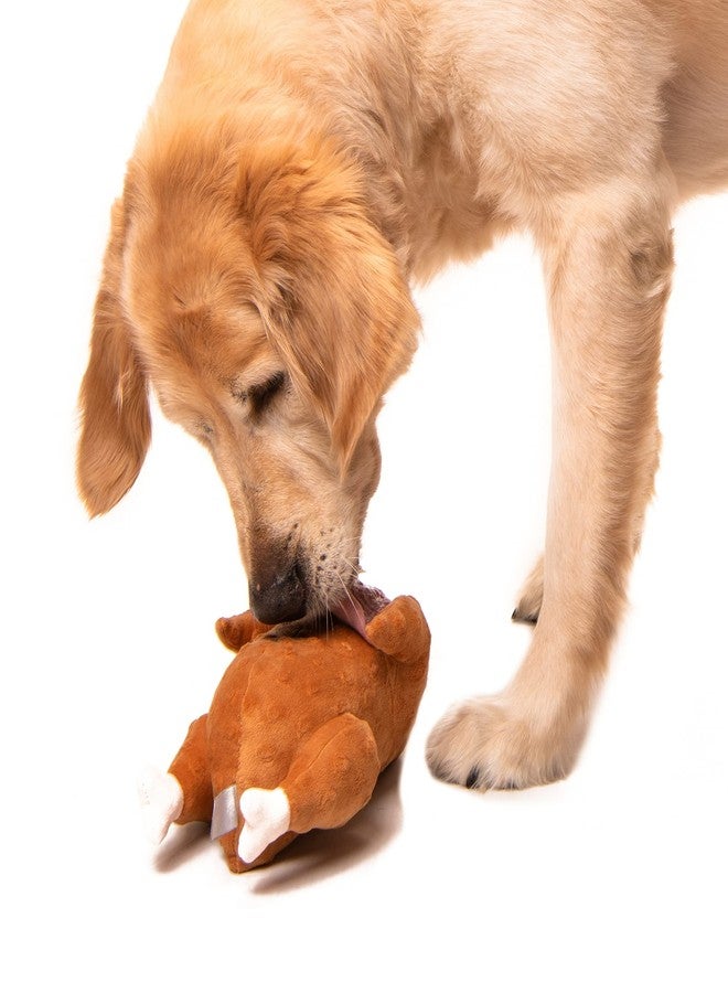 Midlee Roasted Thanksgiving Turkey Plush Dog Toy (Large) - Image 4